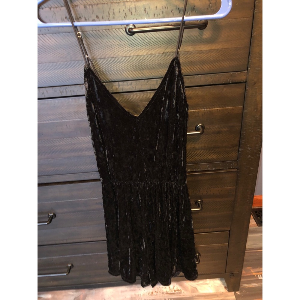 Wet Seal Black Satin Romper